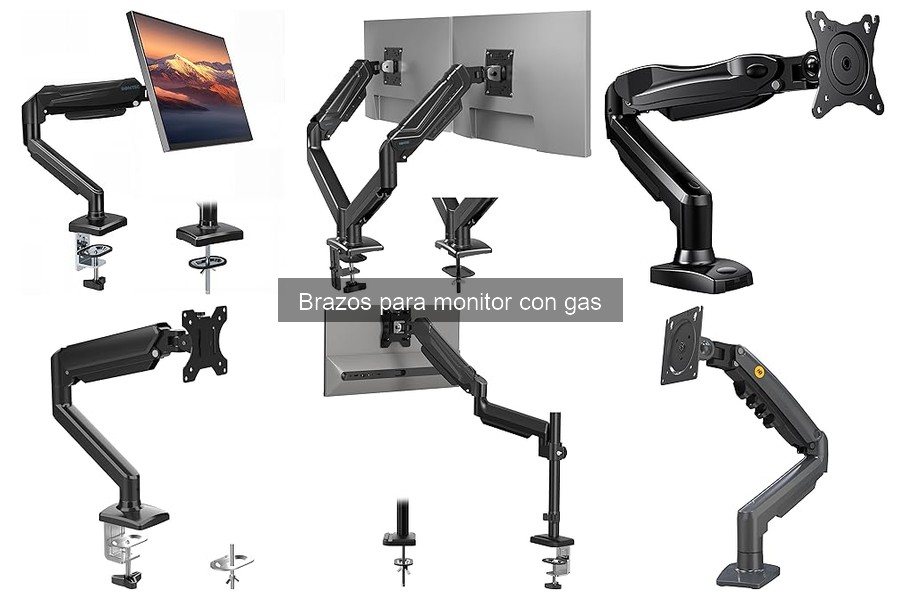 Mejores brazos para monitor con gas para gamers