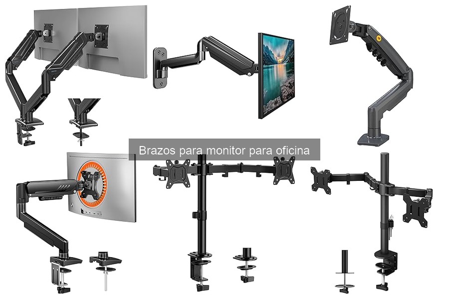 Mejores brazos para monitor de oficina en casa: comparativa