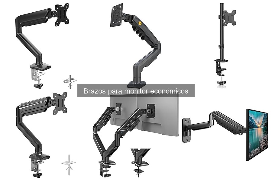 Mejores brazos para monitor económicos en 2023: Comparativa
