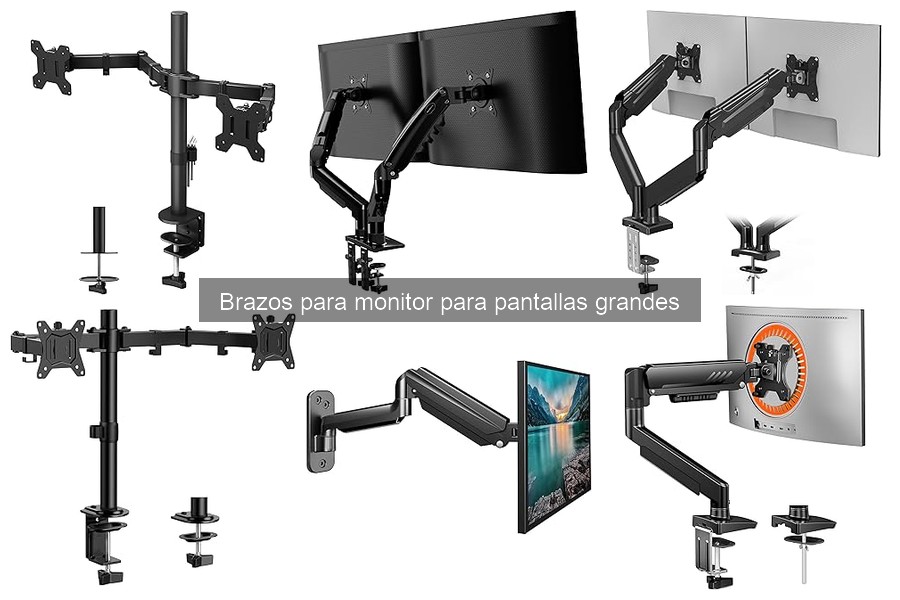 Mejores brazos para monitor: opiniones y comparativa 2023