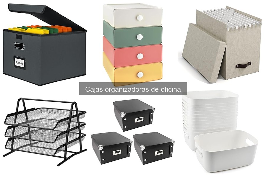 Mejores cajas organizadoras para espacios pequeños en oficina
