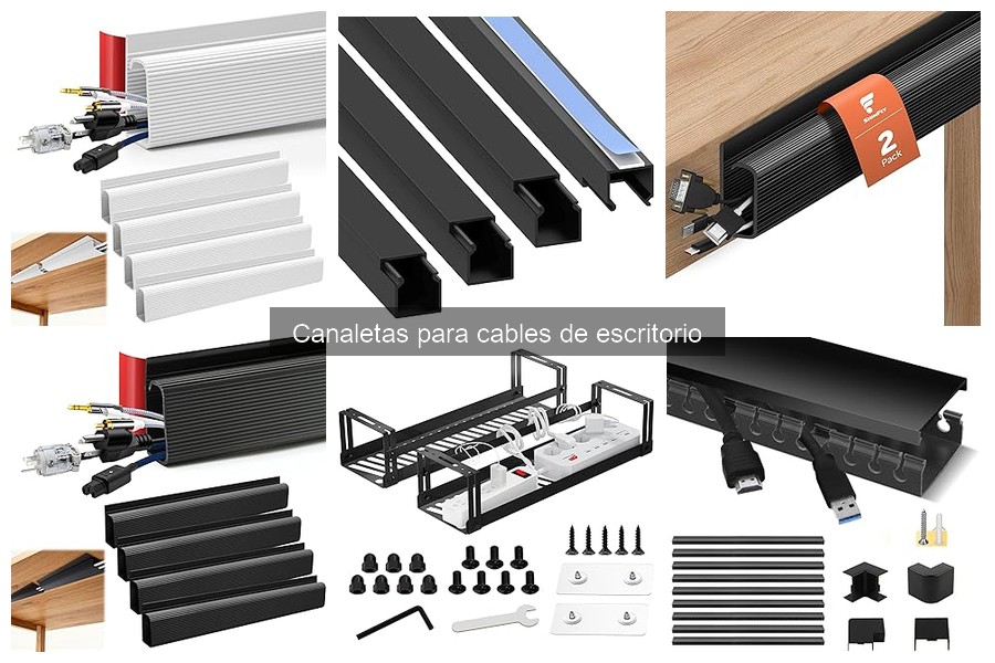 Mejores canaletas para cables de escritorio en casa
