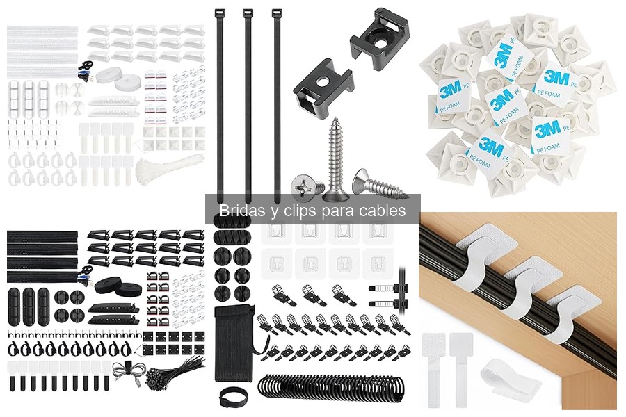 Mejores clips para organizar cables en casa 2023
