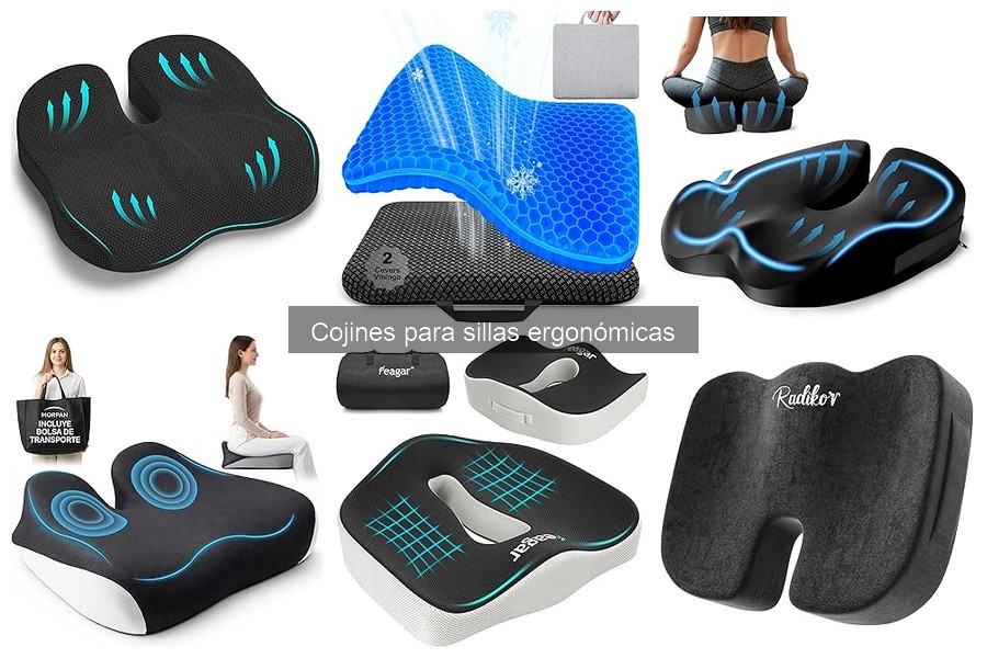 Mejores cojines ergonómicos para trabajar desde casa