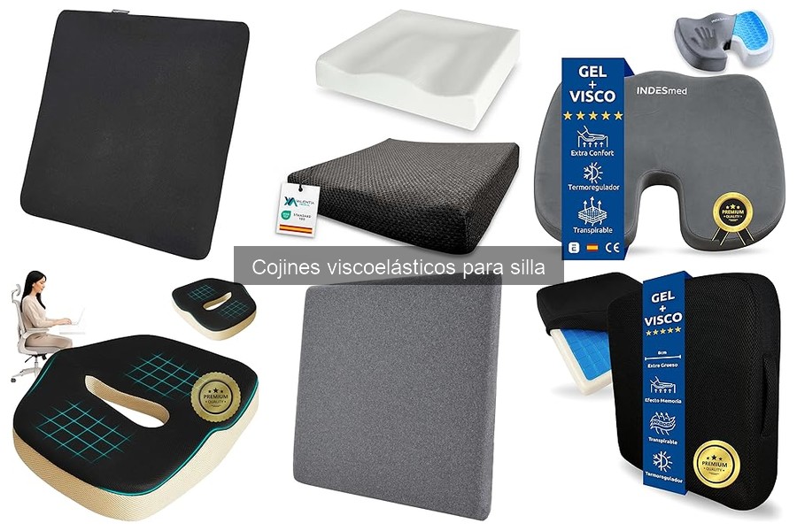 Mejores cojines viscoelásticos para aliviar el dolor de espalda