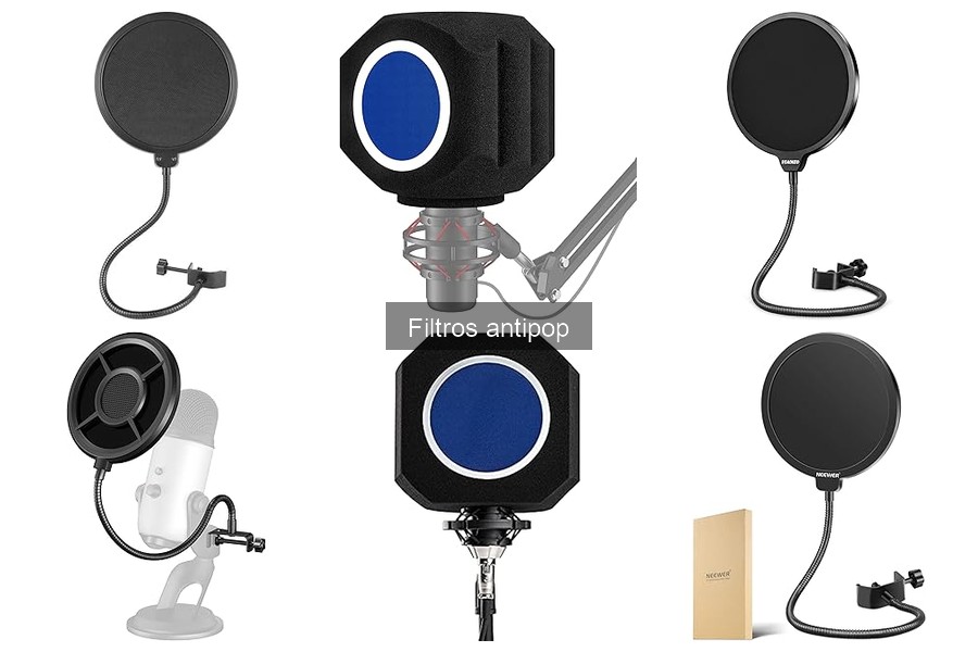 Mejores filtros antipop para principiantes en grabación