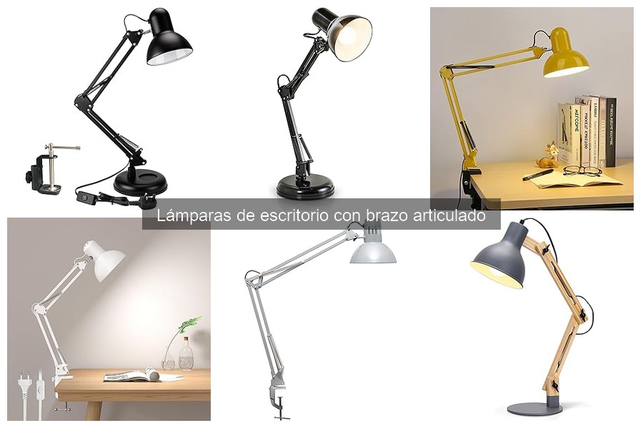 Mejores lámparas de escritorio con brazo articulado para tu oficina
