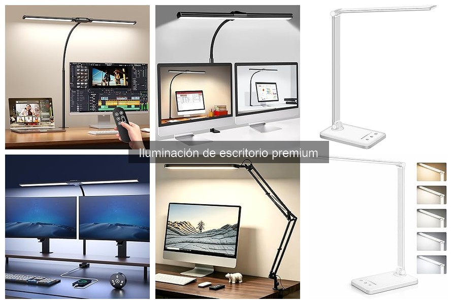 Mejores lámparas de escritorio premium para trabajar en casa