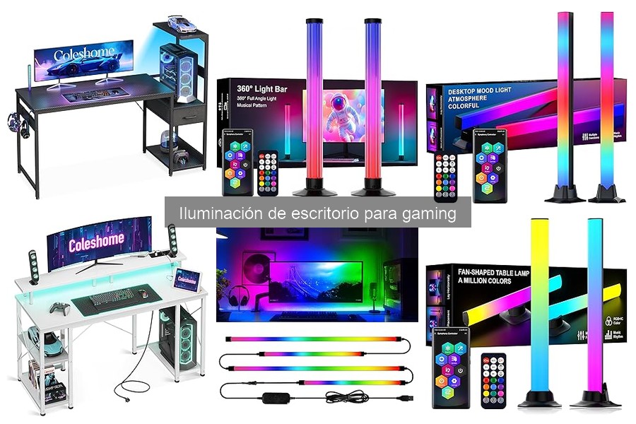 Mejores luces de escritorio para gaming: comparativa 2023