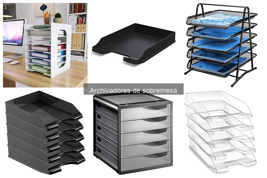 Mejores materiales para archivadores de sobremesa