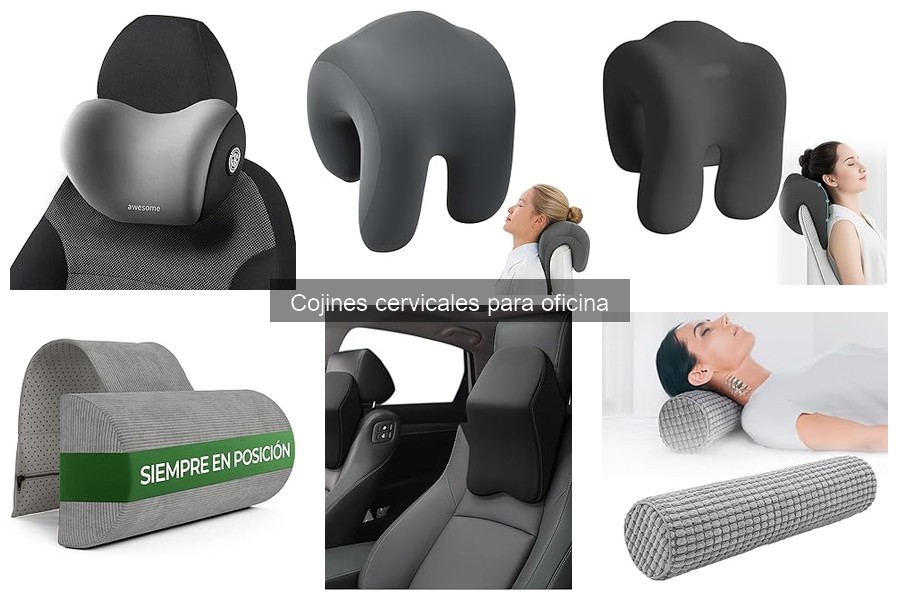 Mejores materiales para cojines cervicales ergonómicos