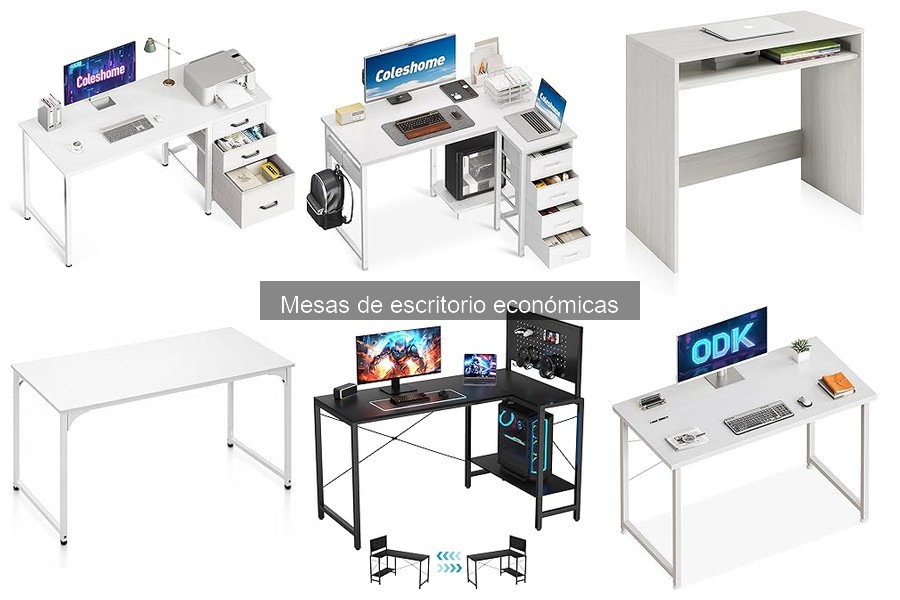 Mejores mesas de escritorio económicas para estudiantes