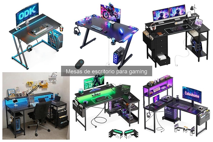 Mejores mesas de escritorio para gaming en 2023