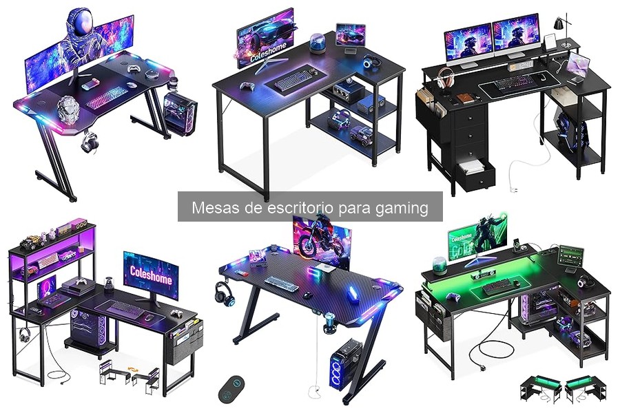 Mejores mesas de escritorio para gaming por presupuesto