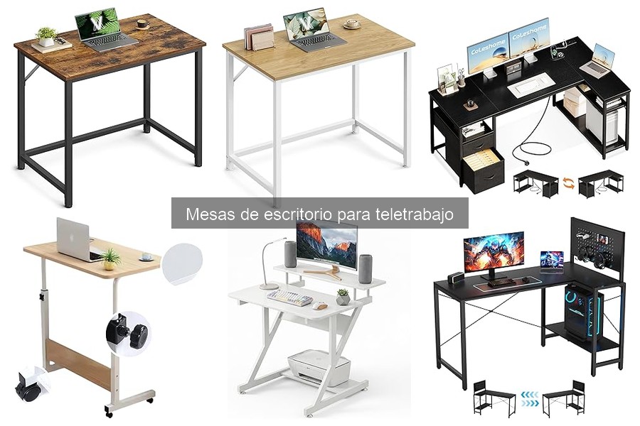 Mejores mesas de escritorio para teletrabajo en casa