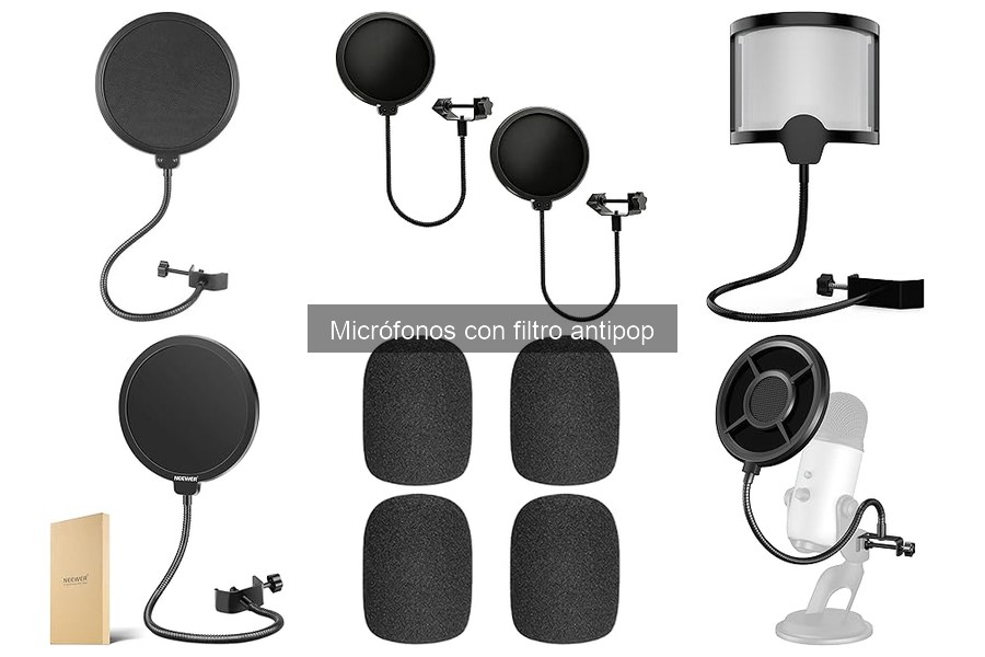 Mejores micrófonos con filtro antipop para streamers 2023