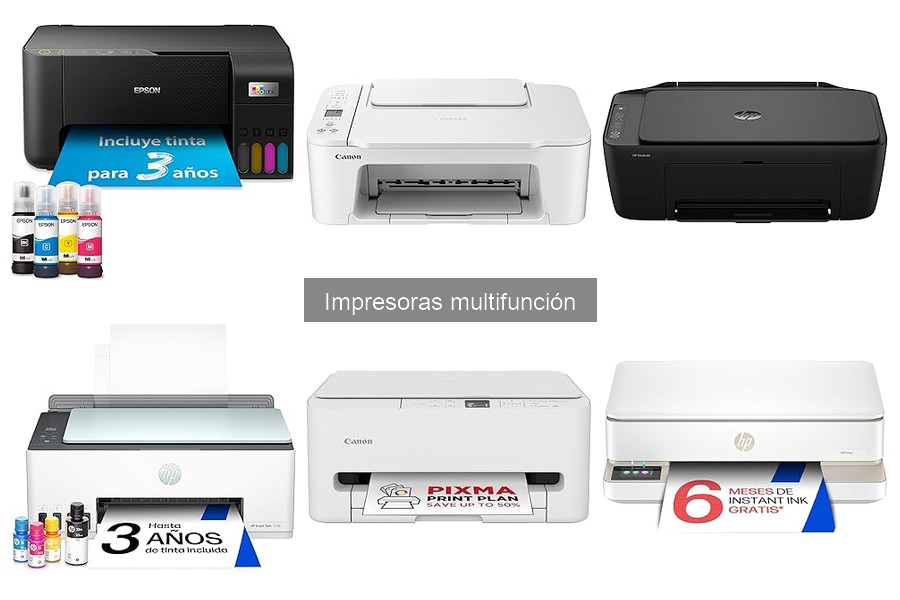 Mejores ofertas en impresoras multifunción: precios y comparativa