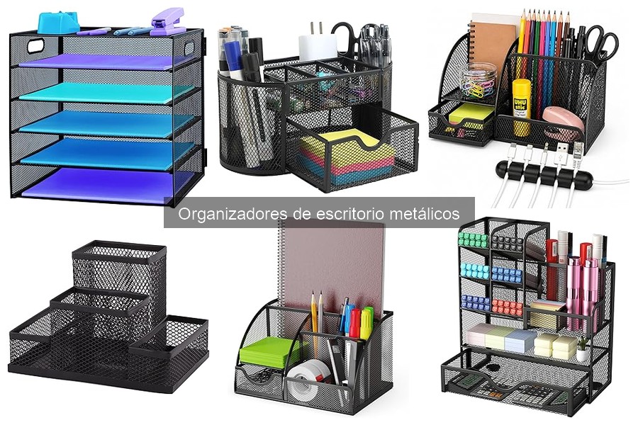 Mejores ofertas en organizadores de escritorio metálicos