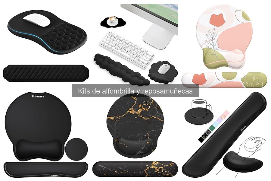 Mejores Ofertas y Precios de Kits de Alfombrilla y Reposamuñecas