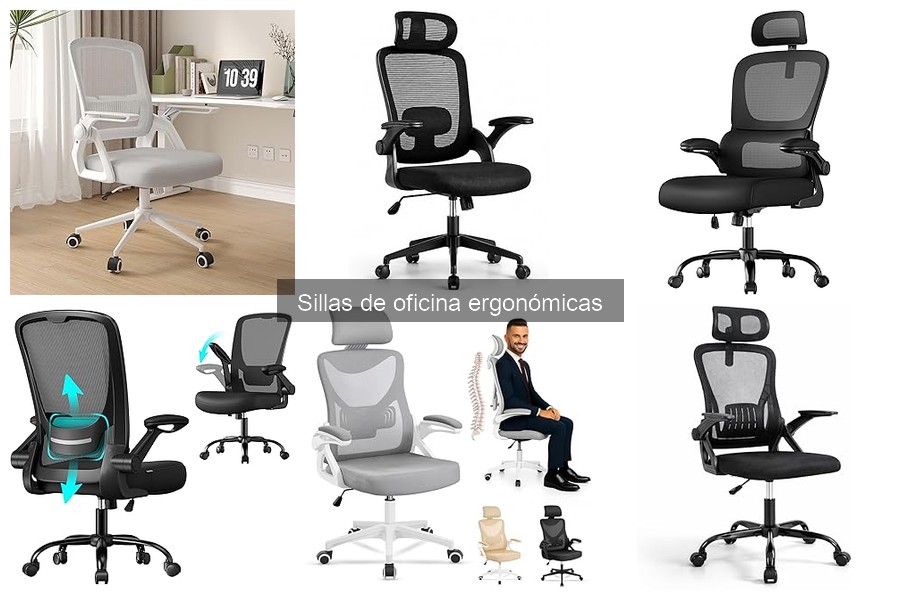 Mejores ofertas y precios en sillas de oficina ergonómicas
