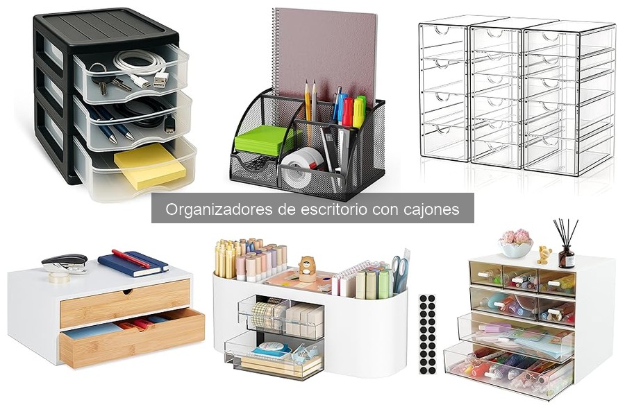 Mejores organizadores de escritorio con cajones para oficinas pequeñas
