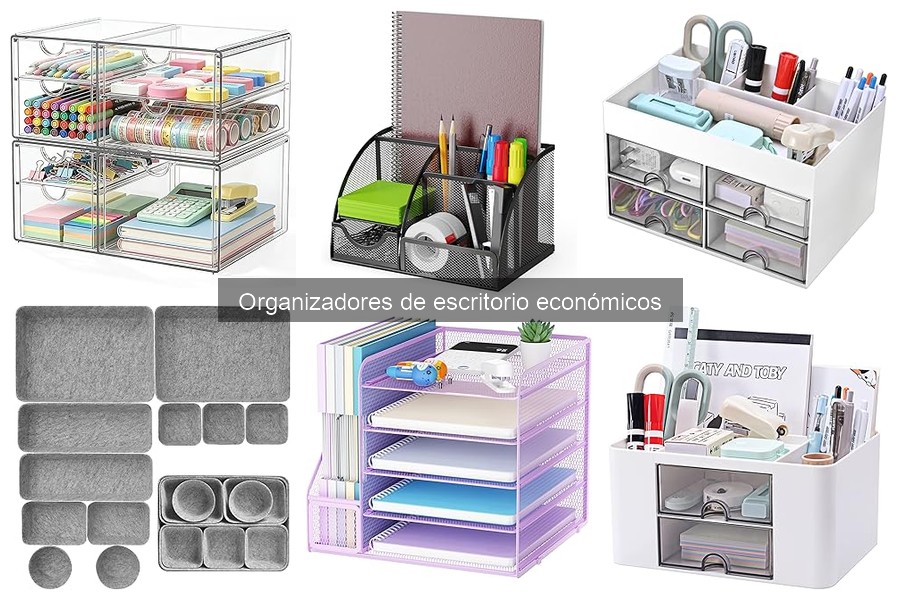 Mejores organizadores de escritorio económicos para pequeñas oficinas