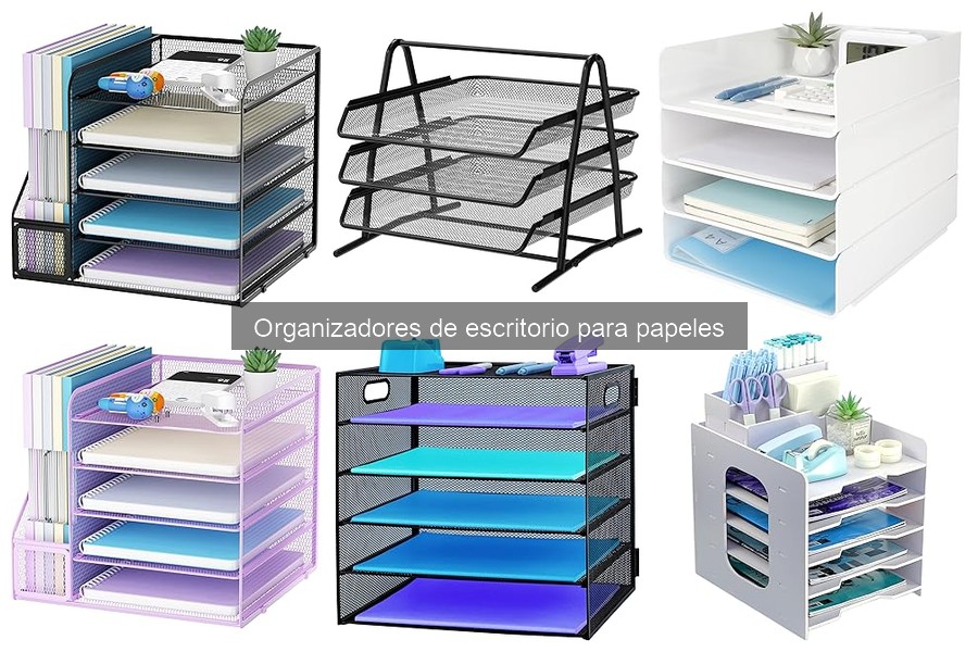Mejores organizadores de escritorio para papeles en oficinas pequeñas