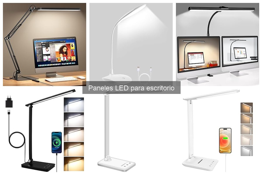 Mejores Paneles LED para Escritorios Pequeños y Compactos