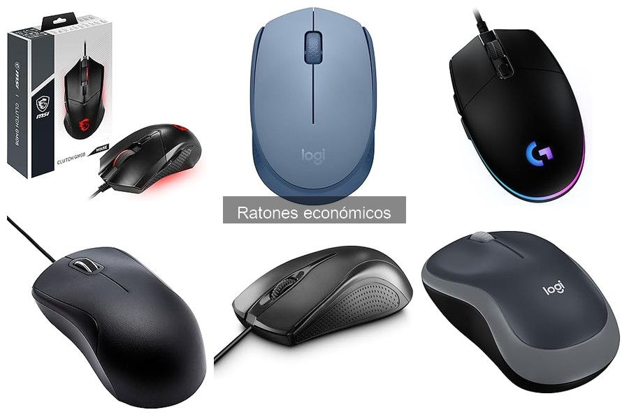 Mejores ratones económicos para gamers en 2023