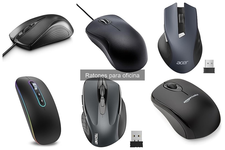 Mejores ratones para gamers vs. oficina: comparativa 2023
