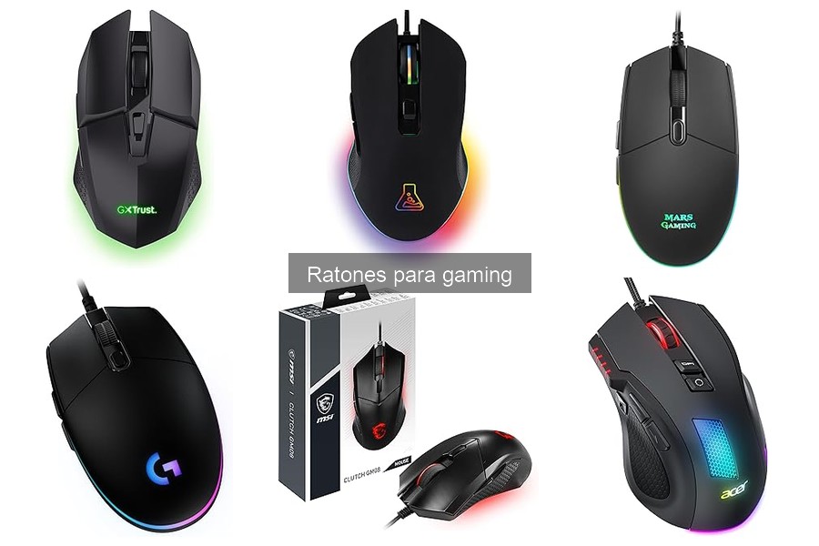 Mejores ratones para gaming según el tipo de juego