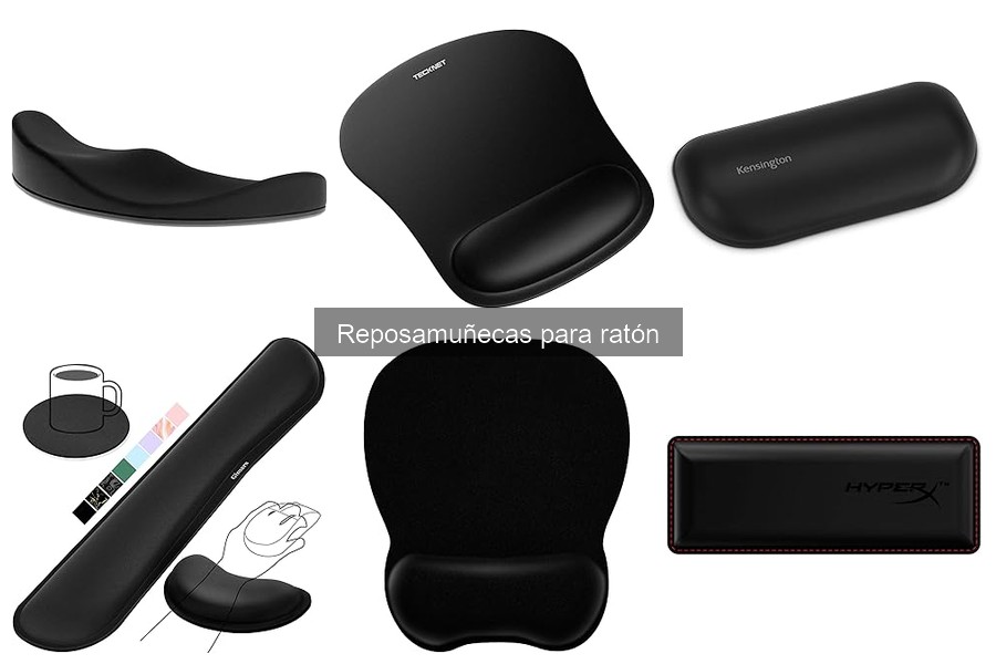 Mejores reposamuñecas para trabajo prolongado y ergonomía