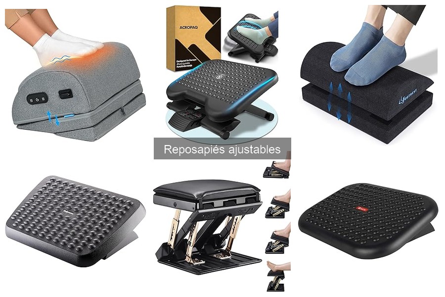 Mejores reposapiés ajustables para trabajar desde casa