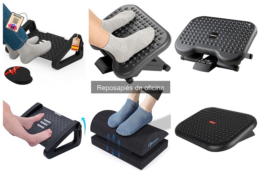 Mejores reposapiés de oficina para problemas de circulación