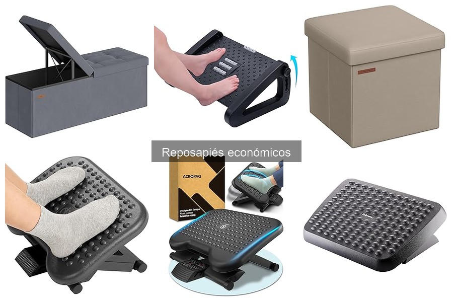 Mejores reposapiés económicos para trabajar desde casa