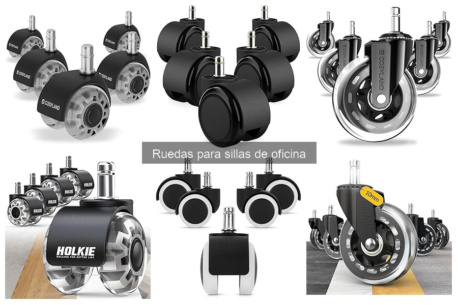 Mejores ruedas para sillas de oficina en suelos duros