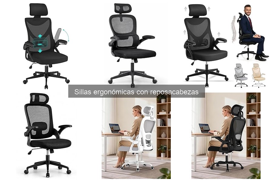 Mejores sillas ergonómicas con reposacabezas en 2023