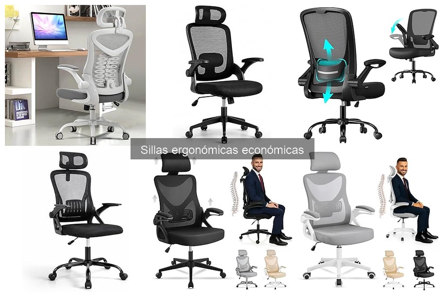 Mejores sillas ergonómicas económicas para trabajar en casa
