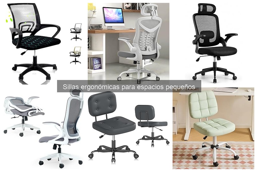 Mejores sillas ergonómicas para espacios pequeños en casa