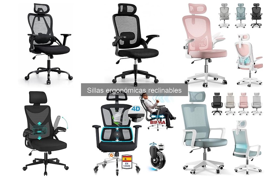 Mejores sillas ergonómicas reclinables para trabajar desde casa