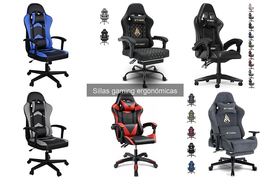 Mejores sillas gaming ergonómicas para largas horas de uso