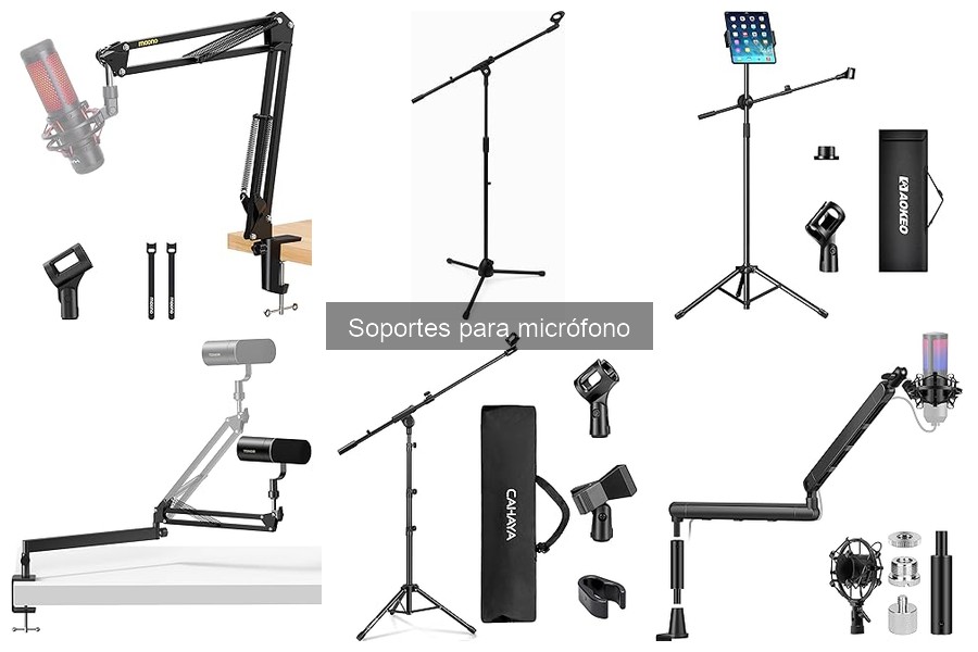 Mejores soportes para micrófono para trabajar desde casa