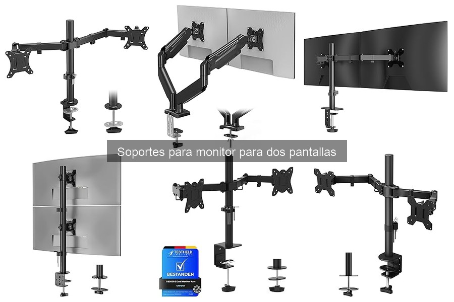 Mejores soportes para monitor de dos pantallas 2023