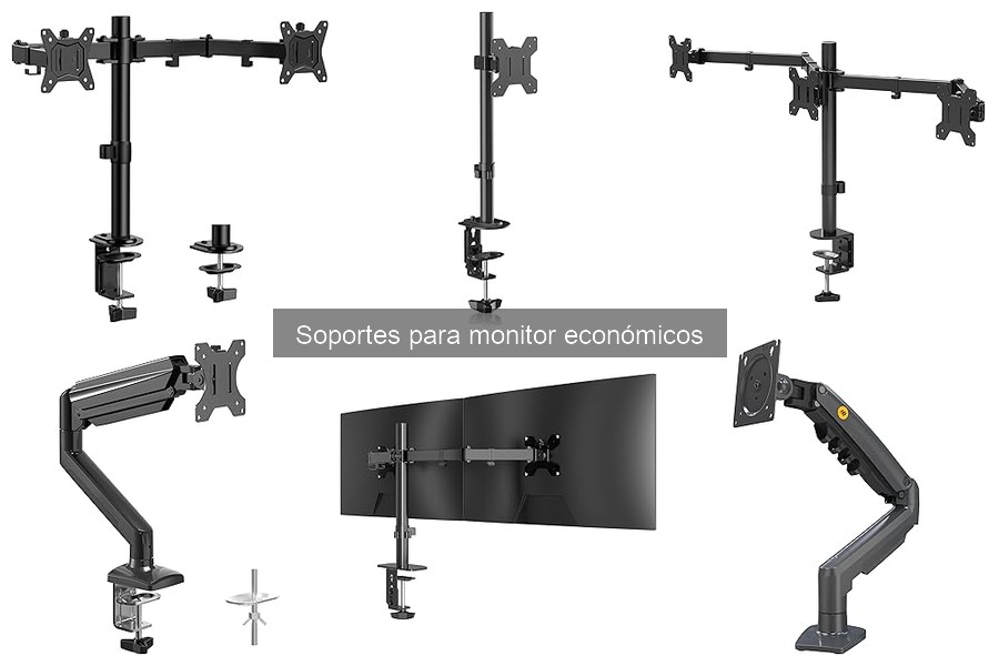 Mejores soportes para monitor económicos del 2023