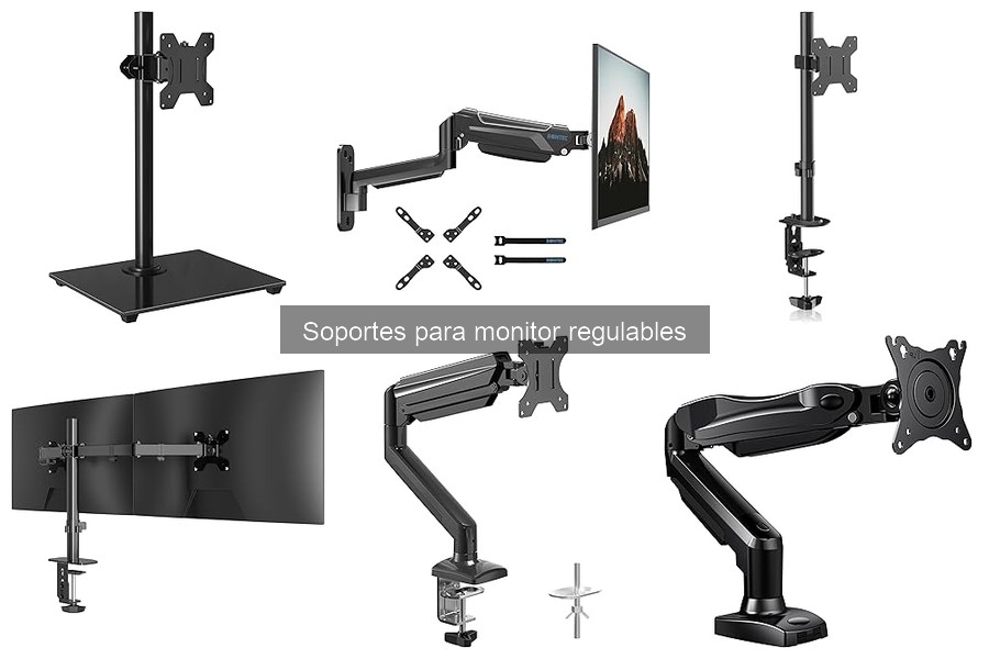 Mejores soportes para monitor regulables en casa