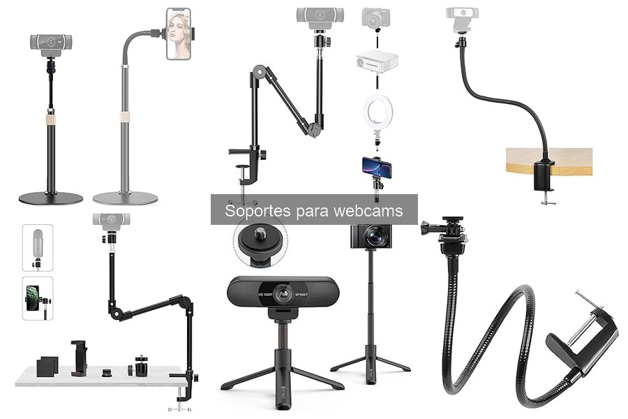 Mejores soportes para webcam ideales para profesionales