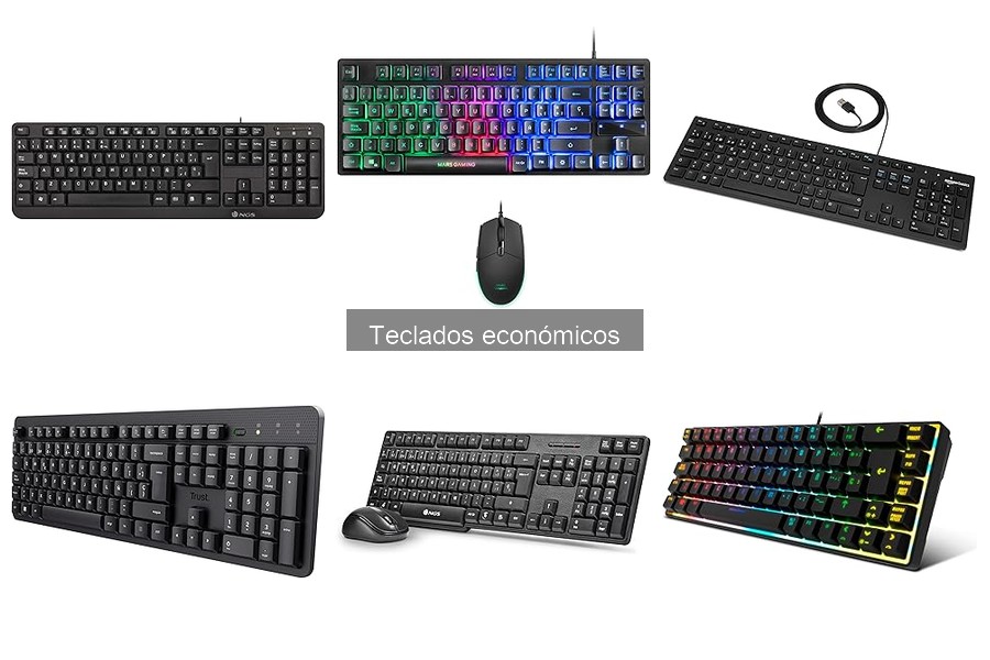 Mejores teclados económicos para largas horas de trabajo