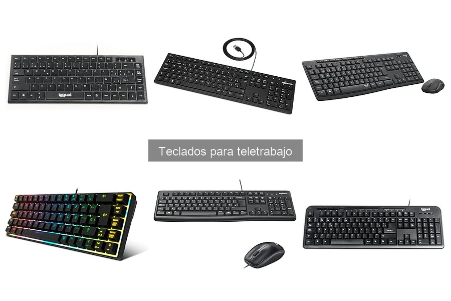 Mejores teclados para evitar lesiones por tensión en teletrabajo