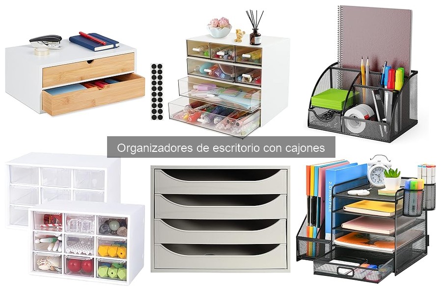 Mejores tiendas para comprar organizadores de escritorio con cajones