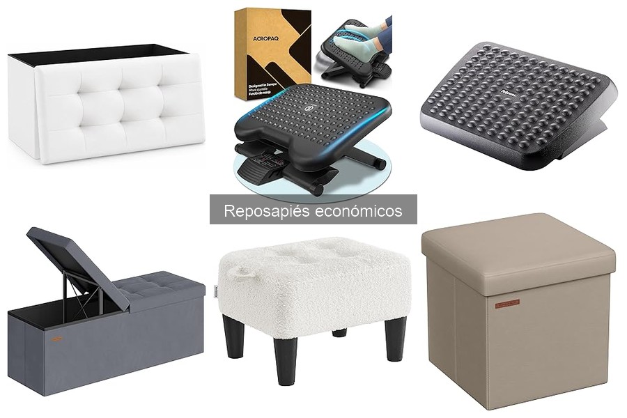 Mejores tiendas para comprar reposapiés económicos online
